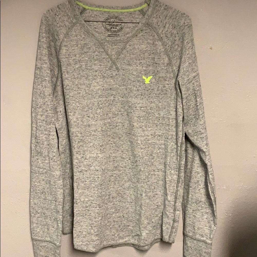 American Eagle waffle knit shirt